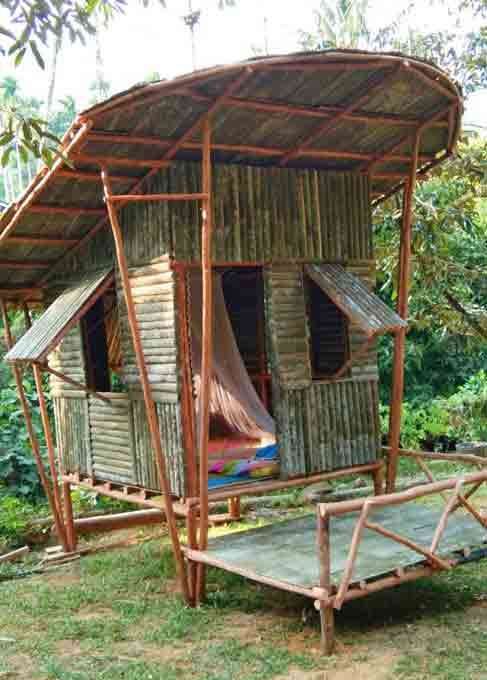 สร้างบ้านด้วยไม้ไผ่