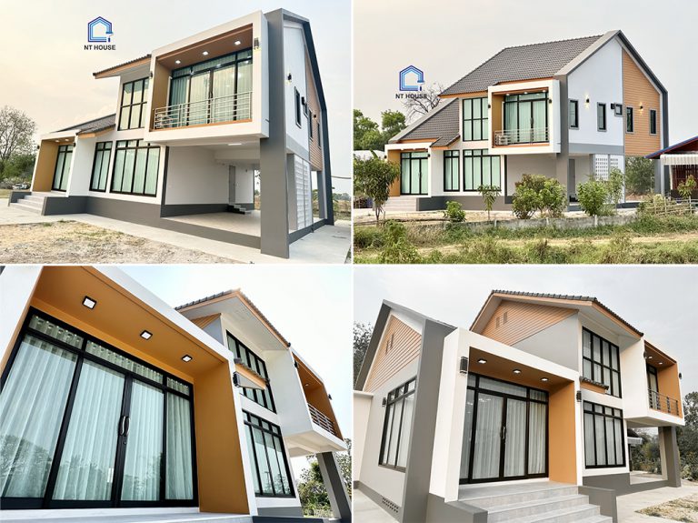 บ้านสไตล์โมเดิร์นนอร์ดิก ชั้นครึ่ง สวยงามโดดเด่น - SARAKASET.COM
